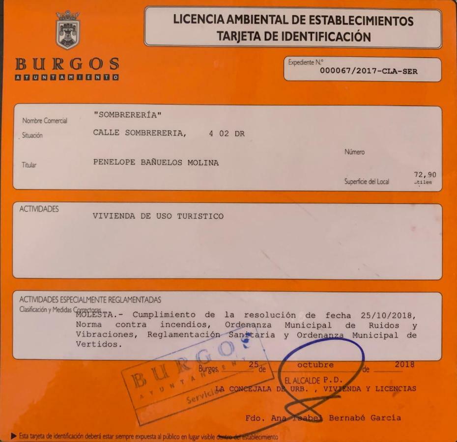 Apartamento Sombrereria Rimbombin Burgos Luaran gambar